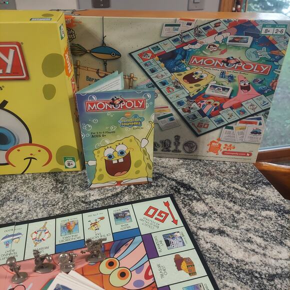 Monopoly Nickelodeon SpongeBob Squarepants by Hasbro Missing Pieces - Picture 6 of 10